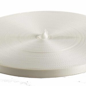 1-5/8" x 330 Ft. x11,000 lb Break White Woven Polyester Cord Strapping