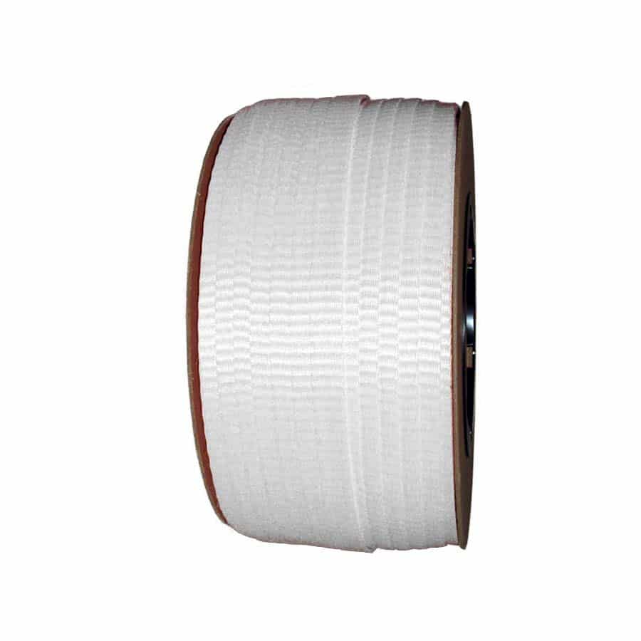 3/4 x 1650 Ft. x 1600 lb Break Woven Polyester Cord Strapping - Strapping  Products