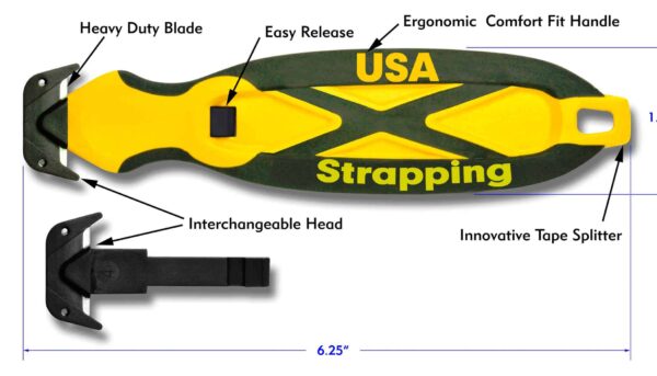 USA Made X-Change Cord Strapping Safety Cutter