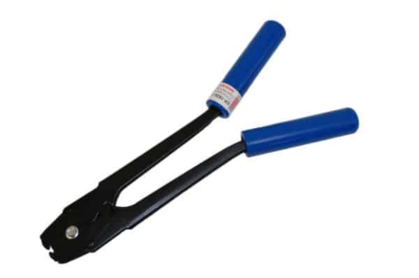 Strapping-Products.com Standard Duty Front Action Sealer Single-notch, Up-cut. Strap Widths Size Specific - 3/8 For Strap Gauges .015 to .023
