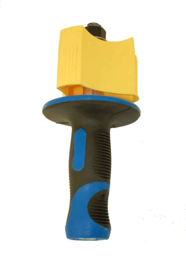 Dispenser with tension Adjustment and soft Rubber Grips For 3" and 5" Hand Bundling Stretch Film.