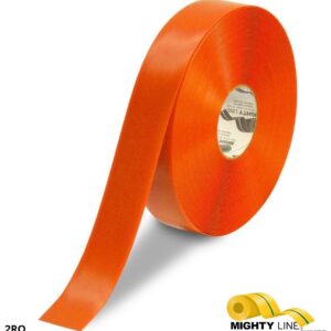 Mighty Line 2" ORANGE Solid Color Tape - 100' Roll
