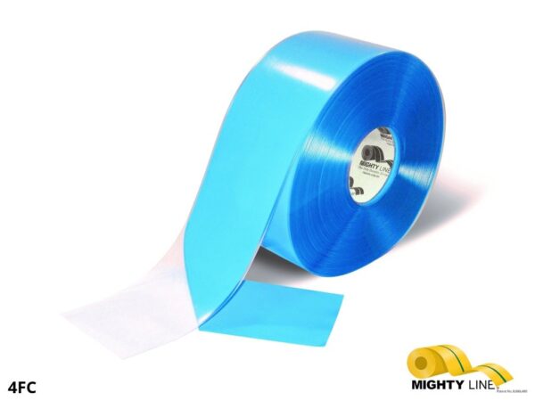 Mighty Line 4" Clear Mighty Line Floor Tape - 100' Roll