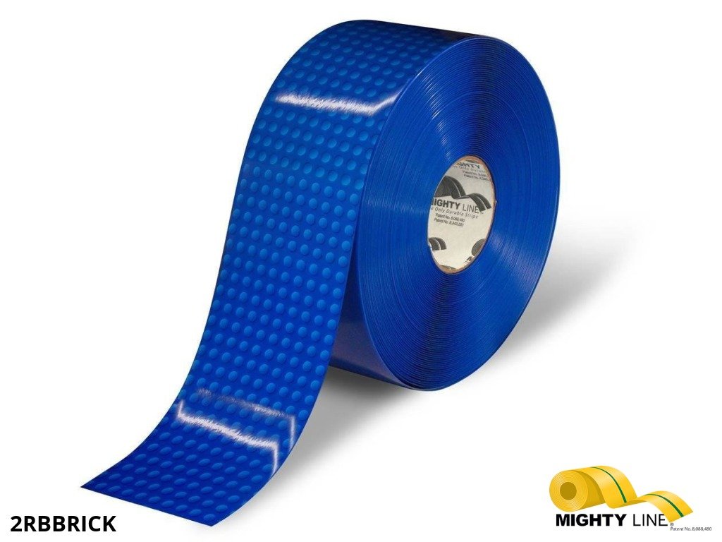 Mighty Line Brick Safety Floor Tape - 2" x 100' Roll
