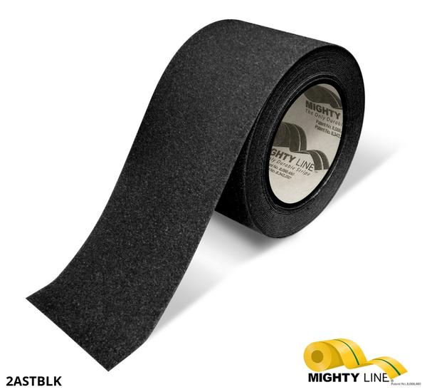 Mighty Line 2" Wide Black Antislip Tape, 60' Roll