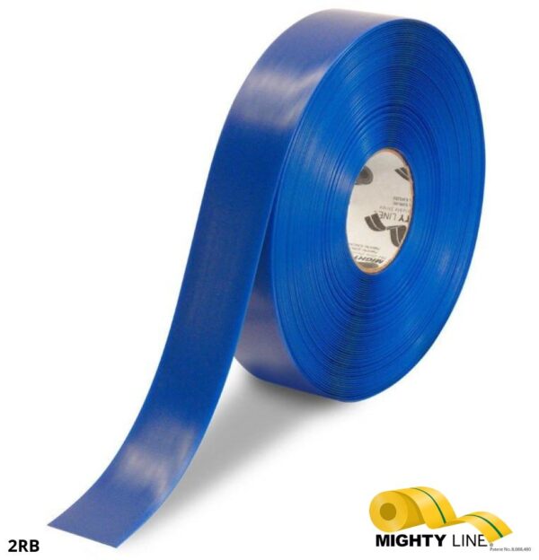 Mighty Line 2" BLUE Solid Color Tape - 100' Roll