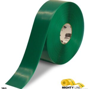 Mighty Line 3" GREEN Solid Color Tape - 100' Roll