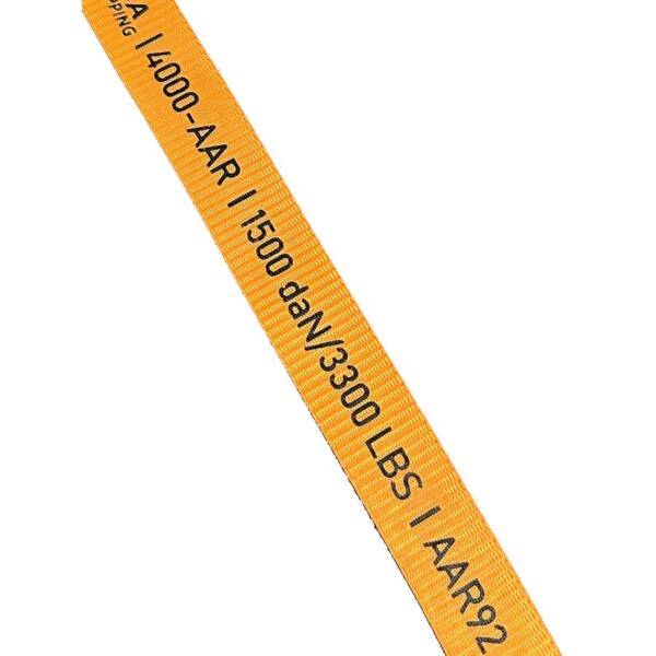 AAR Type 1A Grade 4 Approved Woven Cord Strapping, 1-1/4" x 1100 ft. x 3300 lb Minimum Break