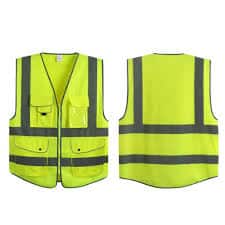 Class 2  Breakaway Safety Vest with Chest Pocket and 1 Lower Front Pocket
